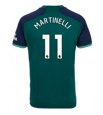 Arsenal Gabriel Martinelli #11 Tercera Equipación 2023-24 Manga Corta